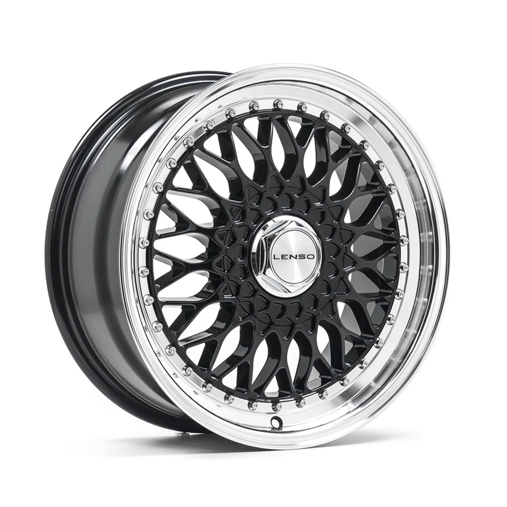 Wheel & Tyres Package( LENSO BSX GLOSS BLACK & POLISHED + 205/60R15 FULLRUN FRUN-ONE 91H )