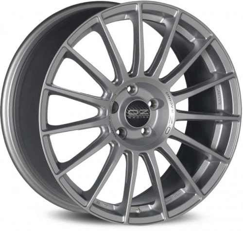 OZ Racing SUPERTURISMO LM MATT RACE SILVER BLACK LETTERING