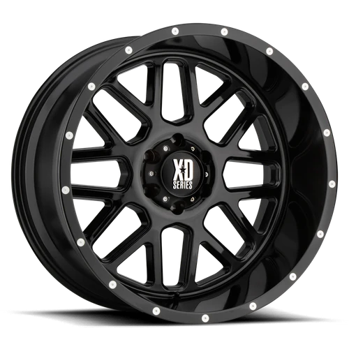 Wheel & Tyres Package( XD XD820 GRENADE GLOSS BLACK + 225/75R16 BFG MTKM3[10]115/12Q )